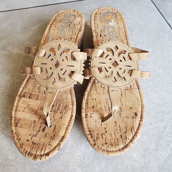Circus By Sam Edelman Women's Wedges Tan Size 9 M - Picture 3 of 10